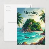 Dayang-eiland Maleisië Briefkaart (Voorkant / Achterkant)