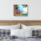 Daybreak, 1922 door Maxfield Parrish Canvas Afdruk (Insitu (Slaapkamer))