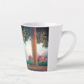 Daybreak, 1922 door Maxfield Parrish Latte Mok (Rechts)