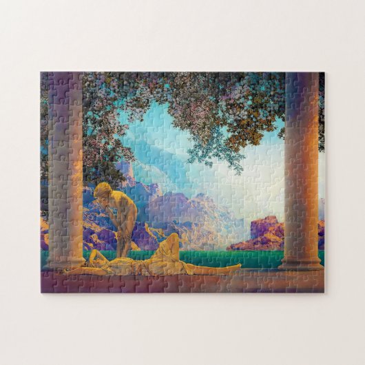 Daybreak, 1922 door Maxfield Parrish Legpuzzel (Horizontaal)