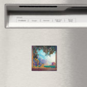 Daybreak, 1922 door Maxfield Parrish Magneet (Insitu (Vaatwasser))