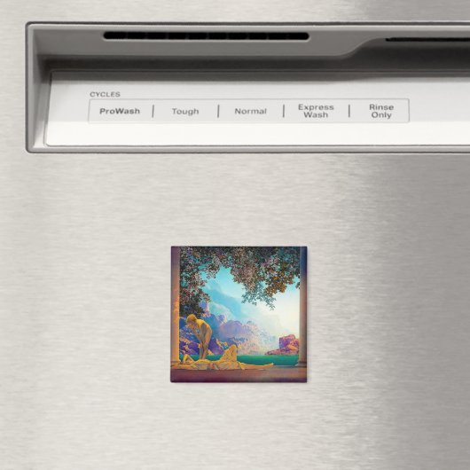 Daybreak, 1922 door Maxfield Parrish Magneet (Insitu (Vaatwasser))