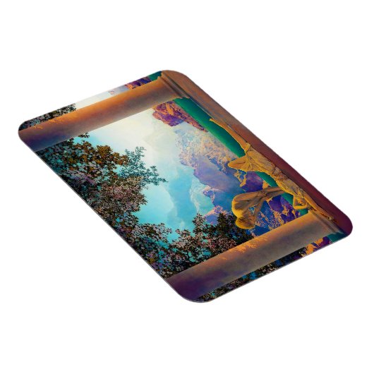 Daybreak, 1922 door Maxfield Parrish Magneet (Rechterzijde)