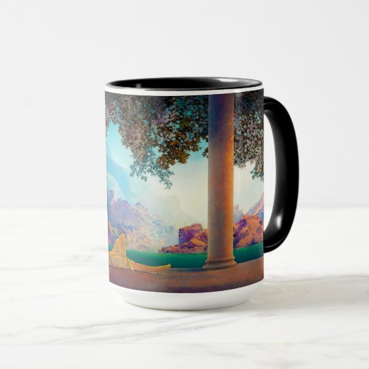 Daybreak, 1922 door Maxfield Parrish Mok (Voorkant rechts)