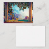 Daybreak, 1922 door Maxfield Parrish Notitiekaartje (Voorkant / Achterkant)