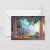 Daybreak, 1922 door Maxfield Parrish Notitiekaartje (Voorkant)