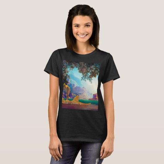 Daybreak, 1922 door Maxfield Parrish T-shirt (Voorkant volledig)