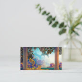 Daybreak, 1922 door Maxfield Parrish Visitekaartje (Staand voorkant)