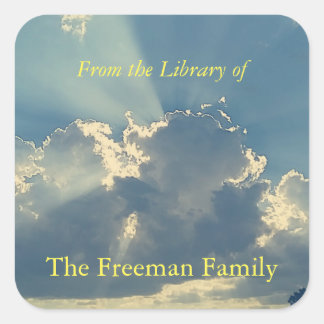 Daybreak Boek Bord Vierkante Sticker