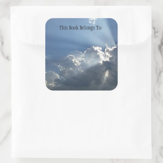 Daybreak Book Label (vierkant) (Tas)