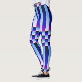 Daybreak en Nightfall (Checkers en Stripes) Leggings (Links)