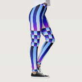 Daybreak en Nightfall (Checkers en Stripes) Leggings (Rechts)