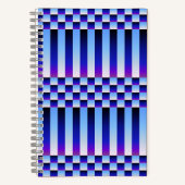 Daybreak en Nightfall (Checkers en Stripes) Notitieboek (Voorkant)