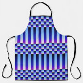 Daybreak en Nightfall (Checkers en Stripes) Schort (Voorkant)