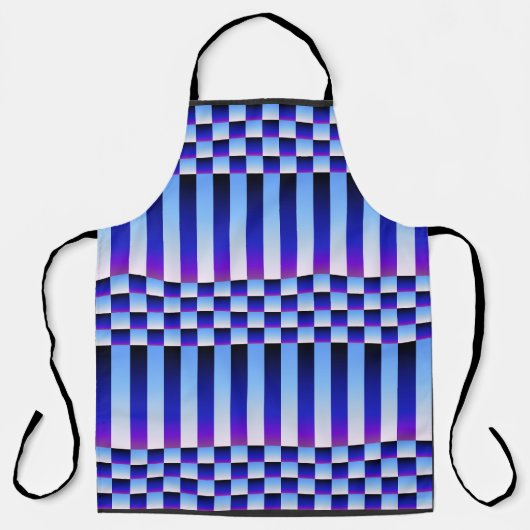 Daybreak en Nightfall (Checkers en Stripes) Schort (Voorkant)