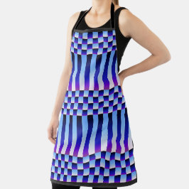 Daybreak en Nightfall (Checkers en Stripes) Schort