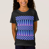 Daybreak en Nightfall (Checkers en Stripes) T-shirt (Voorkant)