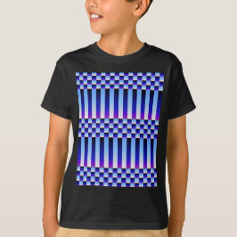 Daybreak en Nightfall (Checkers en Stripes) T-shirt