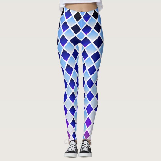 Daybreak en Nightfall (Diamond Checkered) Leggings (Voorkant)