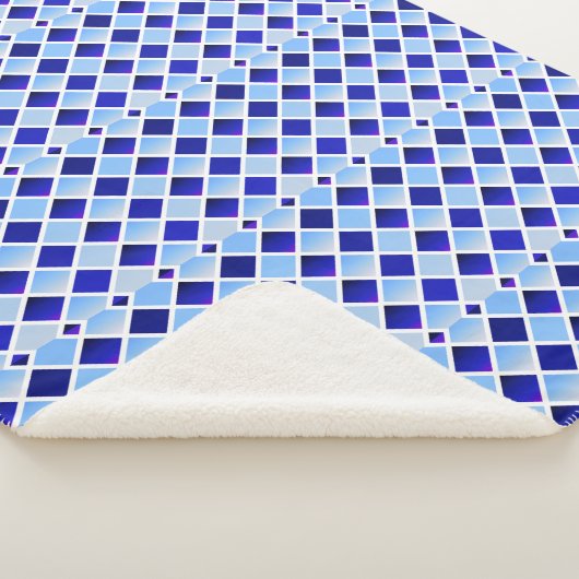 Daybreak en Nightfall (Diamond Checkered) Sherpa Deken (3/4)