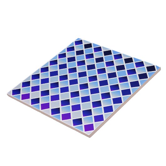 Daybreak en Nightfall (Diamond Checkered) Tegeltje (Zijkant)