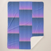 Daybreak en Nightfall (Stripes) Sherpa Deken (Voorkant)