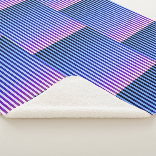 Daybreak en Nightfall (Stripes) Sherpa Deken (3/4)