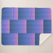 Daybreak en Nightfall (Stripes) Sherpa Deken (Voorkant (horizontaal))