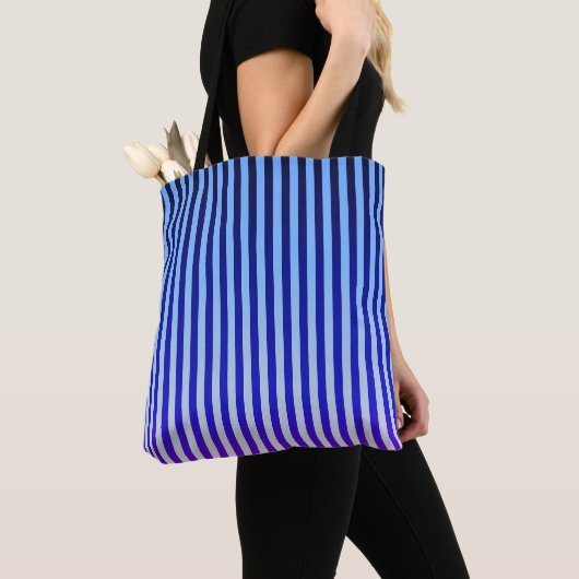 Daybreak en Nightfall (Stripes) Tote Bag (Dichtbij)