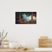 DAYBREAK Maxfield Parrish 1922 ... 2022 Poster (Keuken)