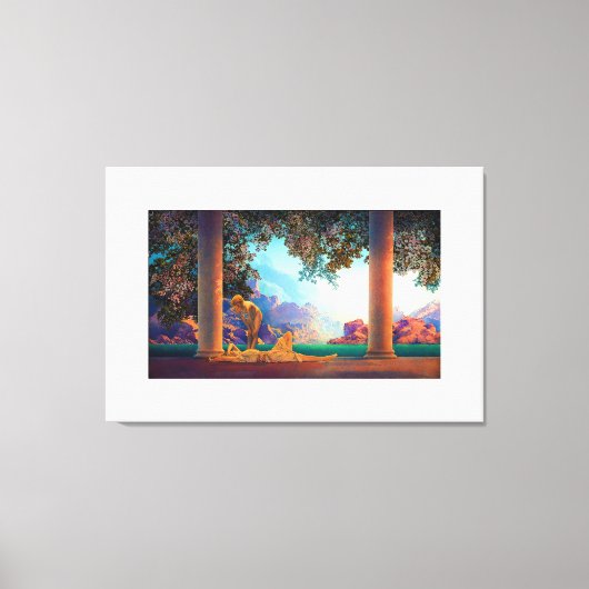 DAYBREAK Maxfield Parrish 1922 ... 2022 Poster Canvas Afdruk (Voorkant)