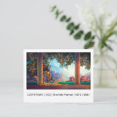 DAYBREAK Maxfield Parrish 1922 ... 2025 Briefkaart (Staand voorkant)