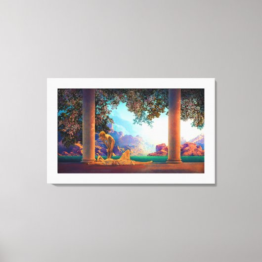 DAYBREAK Maxfield Parrish 1922 ... 2025 Canvas Afdruk (Voorkant)