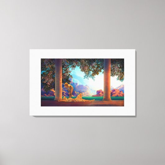 DAYBREAK Maxfield Parrish 1922 ... 2025 Canvas Afdruk (Voorkant)