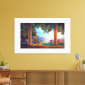 DAYBREAK Maxfield Parrish 1922 ... 2025 Canvas Afdruk (Insitu (Woonkamer))
