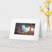 DAYBREAK Maxfield Parrish 1922 ... 2025 Kaart (Gele Bloem)