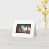 DAYBREAK Maxfield Parrish 1922 ... 2025 Kaart (Gele Bloem)