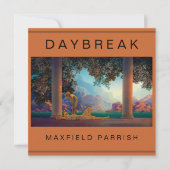 DAYBREAK Maxfield Parrish 1922 .. Hi-Def Flat Kaar (Voorkant)
