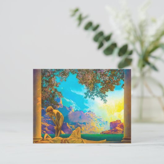 Daybreak Maxfield Parrish Briefkaart (Staand voorkant)