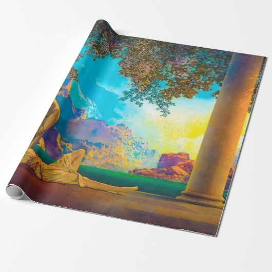 Daybreak Maxfield Parrish Cadeaupapier (Uitgerold)