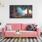Daybreak | Maxfield Parrish | Canvas Afdruk (Insitu (Woonkamer))