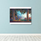 Daybreak | Maxfield Parrish | Canvas Afdruk (Insitu (Houten vloer))