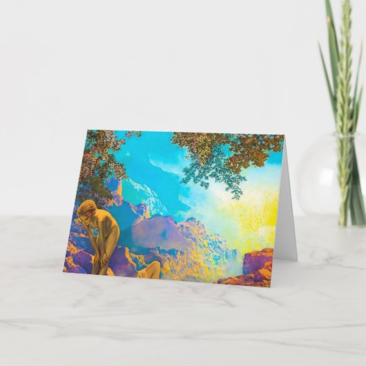 Daybreak Maxfield Parrish Kaart (Voorkant)