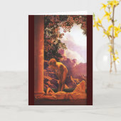 Daybreak, Maxfield Parrish Kaart (Gele Bloem)