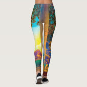 Daybreak Maxfield Parrish Leggings (Achterkant)