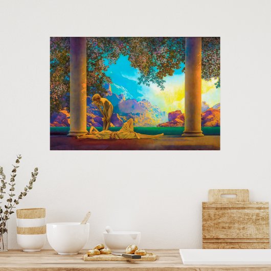 Daybreak Maxfield Parrish Poster (Keuken)