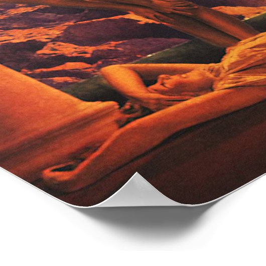 Daybreak, Maxfield Parrish Poster (Hoek)