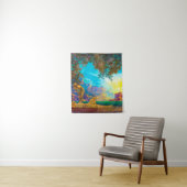 Daybreak Maxfield Parrish Wandkleed (In situ)