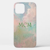 Daybreak met monogram iPhone/iPad case (Achterkant)