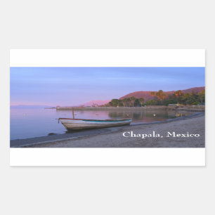 Daybreak op het meer van Chapala Shores Rechthoekige Sticker